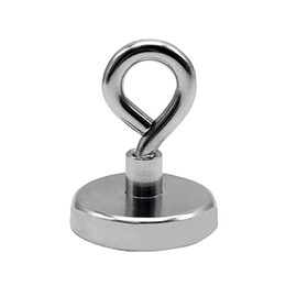 Grip Large Magnetic Eyebolt Professional Strength (125 lb Capacity) - Hang Tools, Utensils, Plants - Fishing Magnet - Home, Garage, Workshop