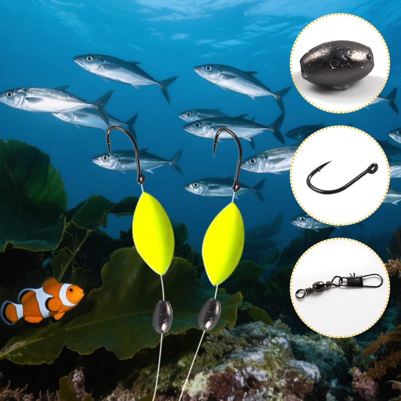 JYNVO 3 Pack Survival Fishing Kit Compact Basic Equipment with