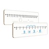 Dry Erase Number Line Whiteboard 4”x12”Double Sided White Board Featuring
