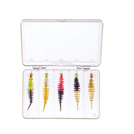 Balzer Trout Collector Ready to Fish Set Mix 1-5 Mounted Rubber Jigs for Trout Fishing, Trout Baits for Spin Fishing, Soft Baits for Trout, Trout Jigs