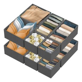 12pcs Caja Organizador Almacenamiento Hogar Trabajo Plegable