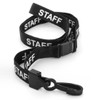 CKB Ltd® 50x Black STAFF LANYARDS Breakaway Safety Lanyard Neck