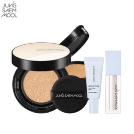 JUNGSAEMMOOL Essential Skin Nuder Cushion + Base Cream + Illuminator Set 4items, Shade:Medium