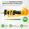 YIOU Juicer Machines, Cold Press Slow Masticating Juicer Easy to