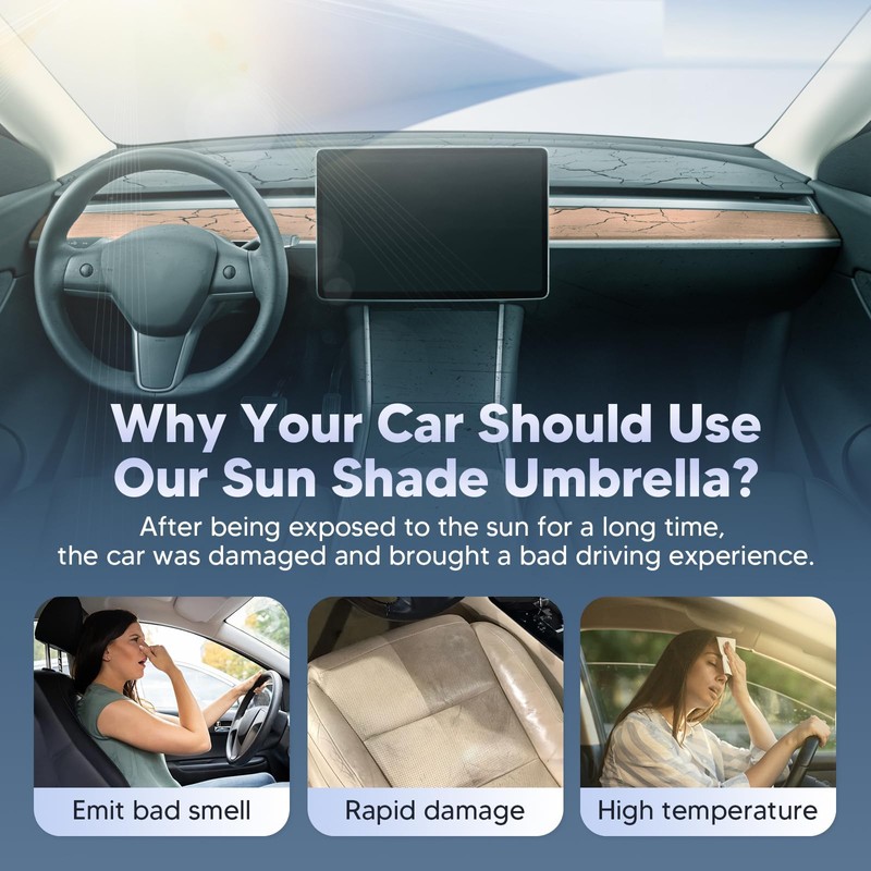 Car Sun Protection Windscreen Car Windscreen Parasol 80 x 140