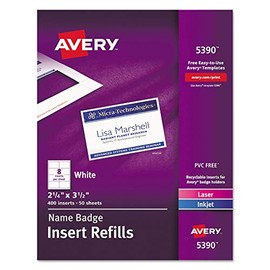 Ave5390Us Refill F 5883 Nametag 400