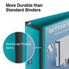 Staples 3-Inch 3-Ring Better Binder, Light Blue, 2/Pack (St55891-Ccvs)