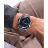 GUESS Men's 42mm Watch - Silver Tone Strap Blue Dial