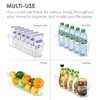 Vtopmart Breastmilk Storage Container 4PCS Set, Clear Freezer and Fridge