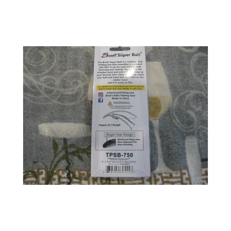 BRADS BRAD’S 2-Pack Super Bait Original UV “NETZEL SPECIAL” GLOW