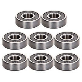 Othmro 8 Pcs 10x26x8mm Deep Groove Ball Bearing Shielded High Carbon Steel 6000-2RS