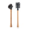 SAUBA Bottle & Dish Brush Rinse | 2-in-1 Cleaning Brush