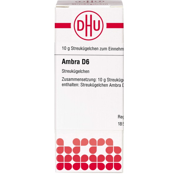 DHU Ambra D6 Streukügelchen, 10 g Globules