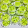 SIZIKJXGHWYI 6Pcs Circular Bubble Spirit Levels 32x7mm Degree Mark Round