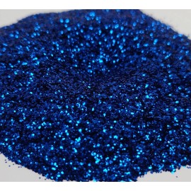 Vintage Paint Admiral Blue Metal Flake Glitter .015 0.015 Square Painting Crafting Hot Rod - 4oz.