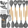 Umite Chef Kitchen Cooking Utensils Set, 33 pcs Non-stick Silicone