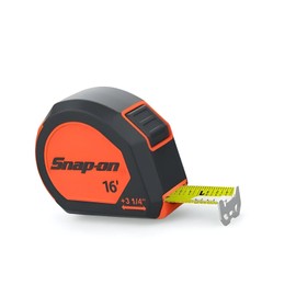 Snap-on Snap On tools Orange SAE Tape Measure back magnet TPM16 Fractions Auto Brake NEW