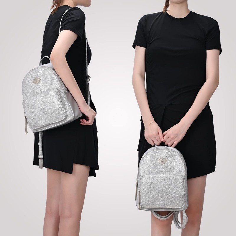 GM LIKKIE Glitter Fashion Backpack, Sequin Small Backpack, Mini Backpack