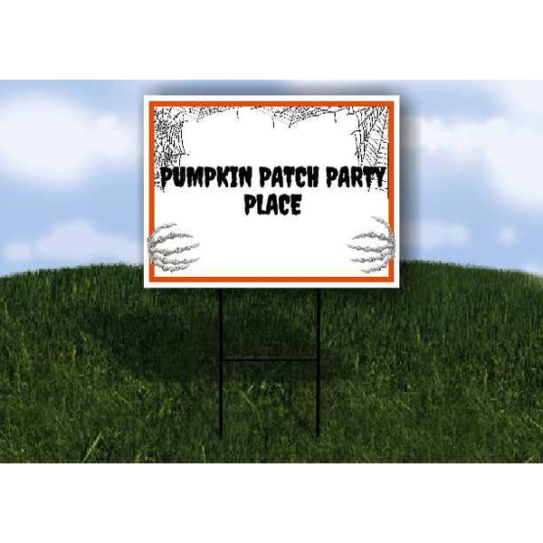PUMPKIN PATCH PARTY PLACE Halloween Skeleton No arrow 1 Single