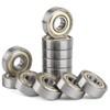 Niooliuk Pack of 20 608 ZZ Skateboard Bearings, Double Shielded,8x22x7