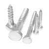 Hexagon Wood Screws 7 x 80 Pack of 10 Stainless
