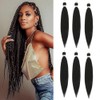 Pre Stretched Braiding Hair 1B Braiding Hair Extensions For Braids