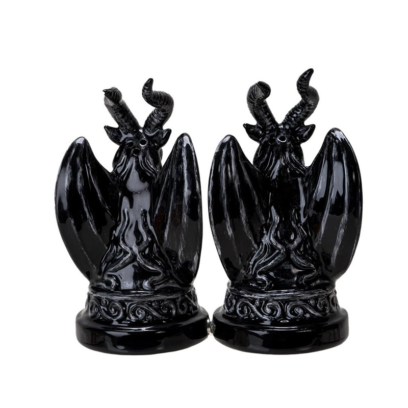 Pacific Giftware Dark Elegance Baphomet Salt and Pepper Shakers