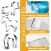 4 Piece Horse Shape Cookie Cutter Set, Stainless Steel Cookie