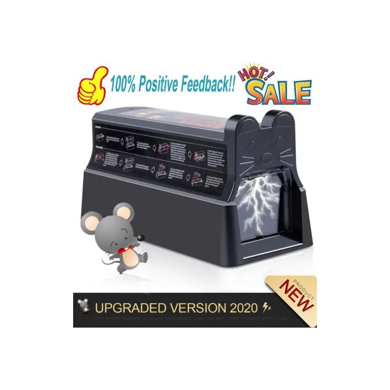 LW Upgrade Electronic Mouse Trap Victor Control Rat Killer Electric