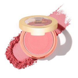 Oulac Coloretes Amarillo Rosa para Mejillas Piel Clara Vegano, Rubor en Polvo Mineral, Colores Ricos, Colorete Modulable, Fácil de Mezclar, Vegano, 0.17 oz 13 Flor de Pétalo