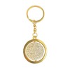 NVOQILIN Ayatul Kursi Stainless Steel Quran Verse Keychain Unisex Bag