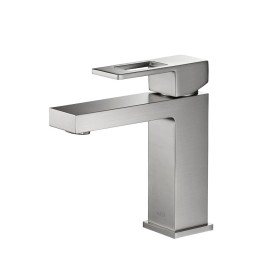Kibi USA Single-handle Bathroom Vanity Sink Faucet w/ Water Hose Brushed Nickel