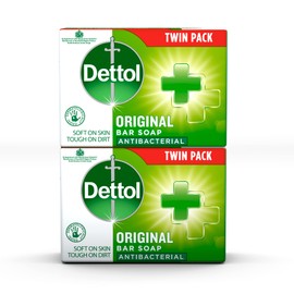 Dettol Dettol Anti Bacterial Original Soap 100g Twin Pack Dermatologically Tested