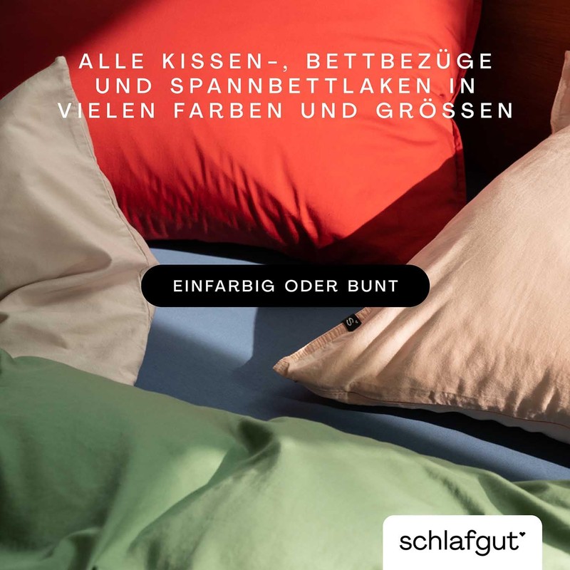 Schlafgut Casual Fitted Sheet, 90 x 190 cm to 100