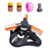ValueHall Lawn Sprinkler Oscillating Sprinkler Adjustable 360 Degree Three Arm