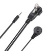 Walkie Talkie Earpiece,Mini Stereo 2.5mm Plug Transparent Air Tube Two-Way