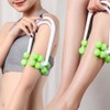 Massage double roller to relieve stiffness in the forearms and calves - Yeongreen / 팔뚝 종아리 뭉침 풀어주는 마사지 이중 롤러 - 연그린