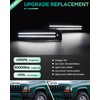 PWOBVZ White LED Front Side Marker Light for Jeep Cherokee