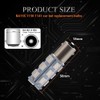YM E-Bright Blue 1156 BA15S Led Bulb,1141 1073 7506 Base