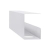 Monoprice Under Desk Cable Tray - Steel with Power Supply