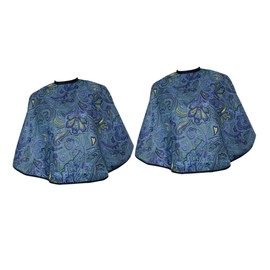 TOVINANNA 1set Classic Makeup Cape Hair Shawl for Salon Beauty Use Lightweight Machine Washable Anti-static Fits- Women Teens Boys and Girls Decorative Patterns