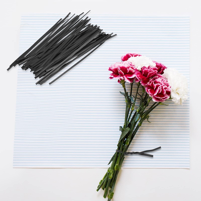 Oligei 300 Pcs Twist Ties, Plastic 5" Twist Ties, Twist