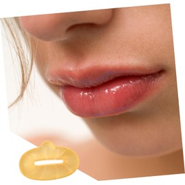 Mascarilla Labial de Colágeno 20 Piezas, Varios Estilos Almohadillas Hidratantes para Labios, Uso Diario y Cuidado Labial, Colores Amarillo y Rosa Estilo Aleatorio