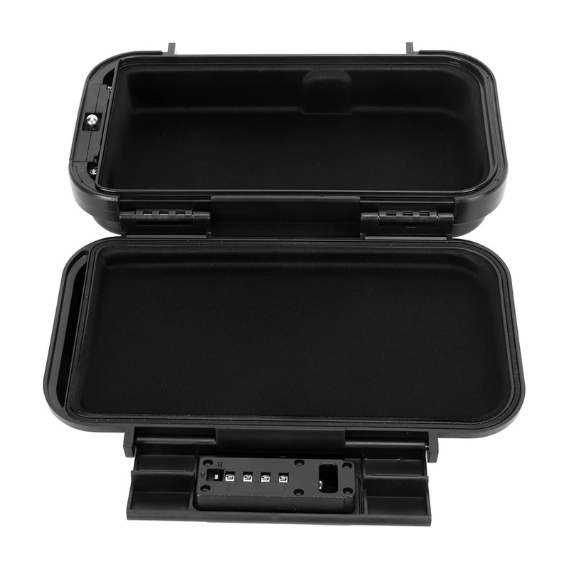 Portable Security Case Lock Box Safe Mini Travel Safe 4