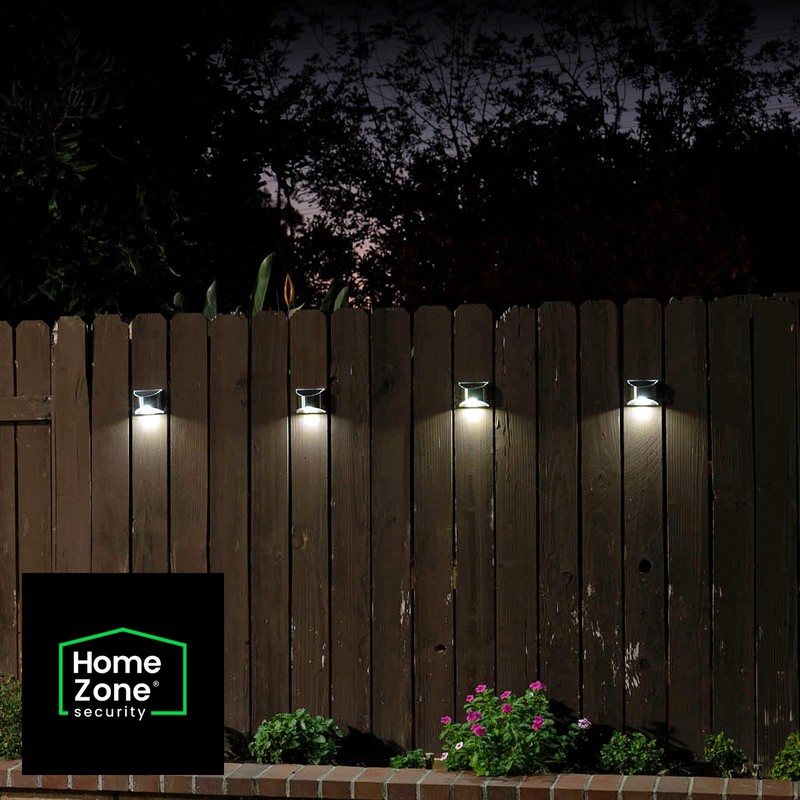 Home Zone Security Solar Wall Lights - Decorative Outdoor Solar