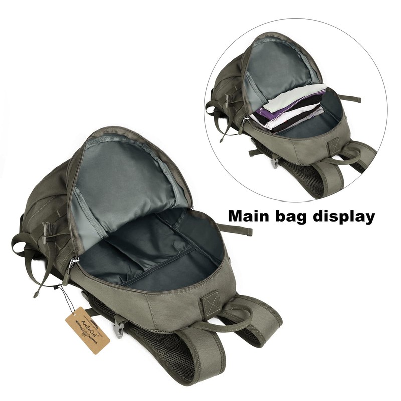 ArcEnCiel 15L Motorcycle Backpack Tactical Bag Rucksacks for Outdoor Camping