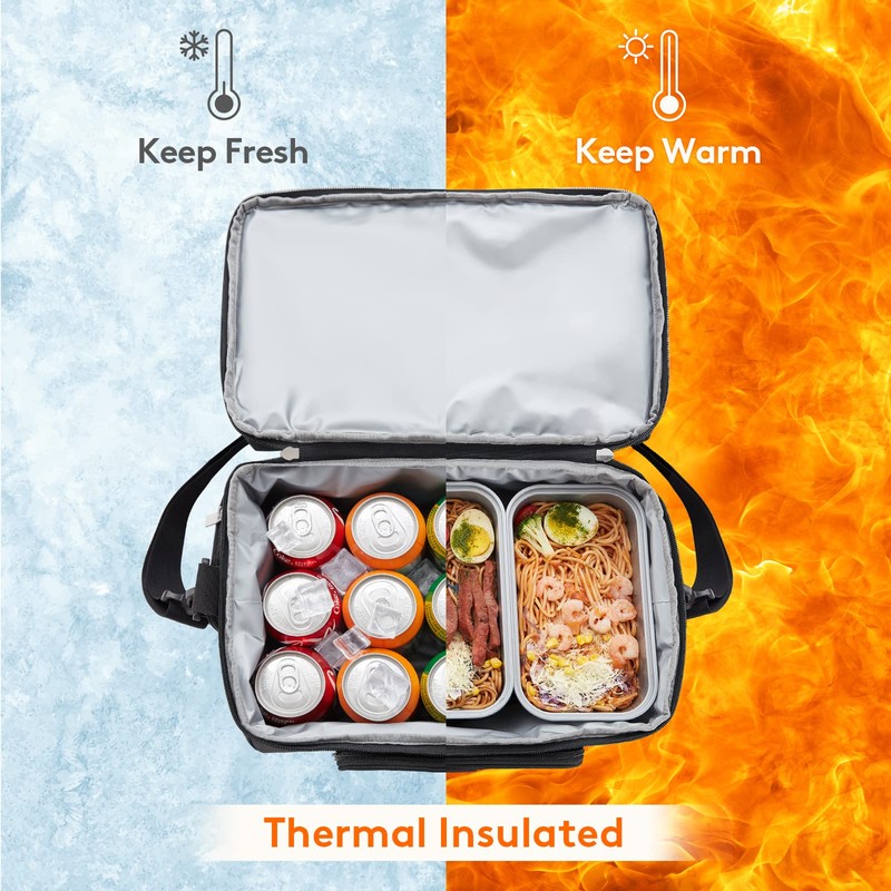 Lifewit Insulated Cooler Bag, 32 Can Large Leakproof Beach Cooler,