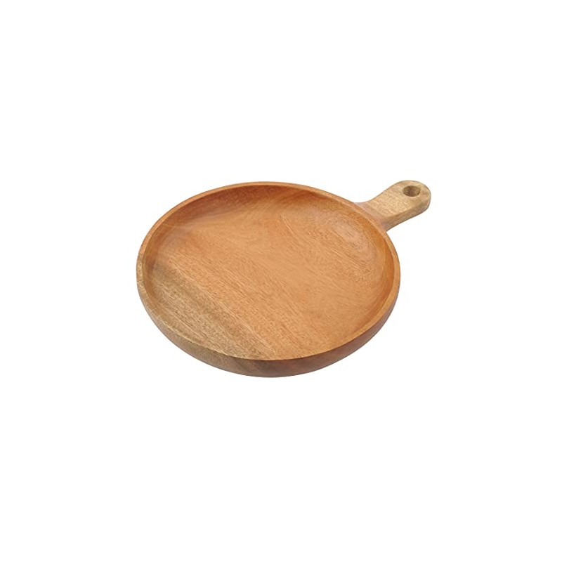 Captain Stag UP-2680 Wooden Tableware, Tableware, Curry Plate, Plate with