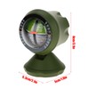 BOROCO Inclinometer Car, Car Protractor Compass, Outdoor Multifunctional Protractor, Balancer