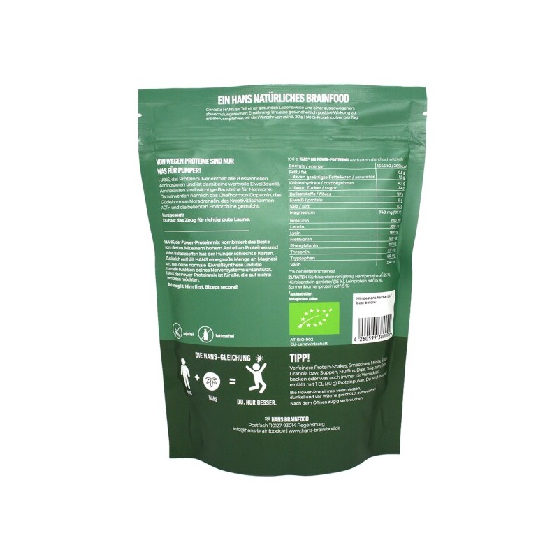 HANS Brainfood 한스브레인푸드 파워 프로틴 믹스 350g HANS Brainfood Power